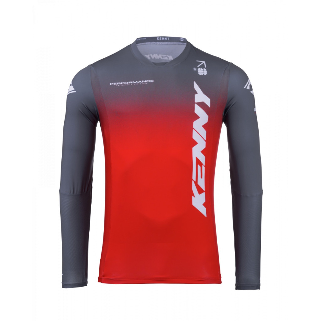 Image of Kenny racing performance gradiant red mez