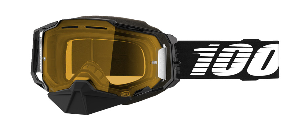 Image of 100% ARMEGA SNOW BLACK SZEMÜVEG SÁRGA LENCSÉVEL