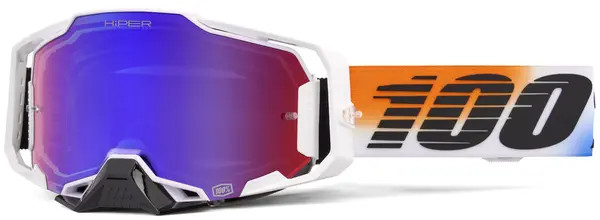 Image of 100% Armega Hiper United szemüveg kék tükrős lencsével