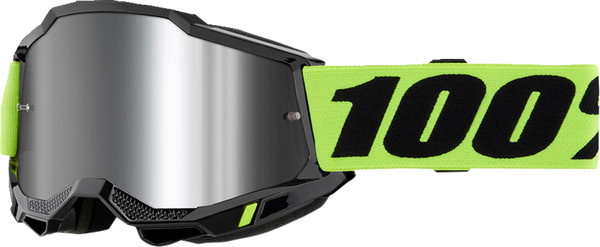 Image of 100% Accuri 2 Black-fluo szemüveg tükrös lencsével