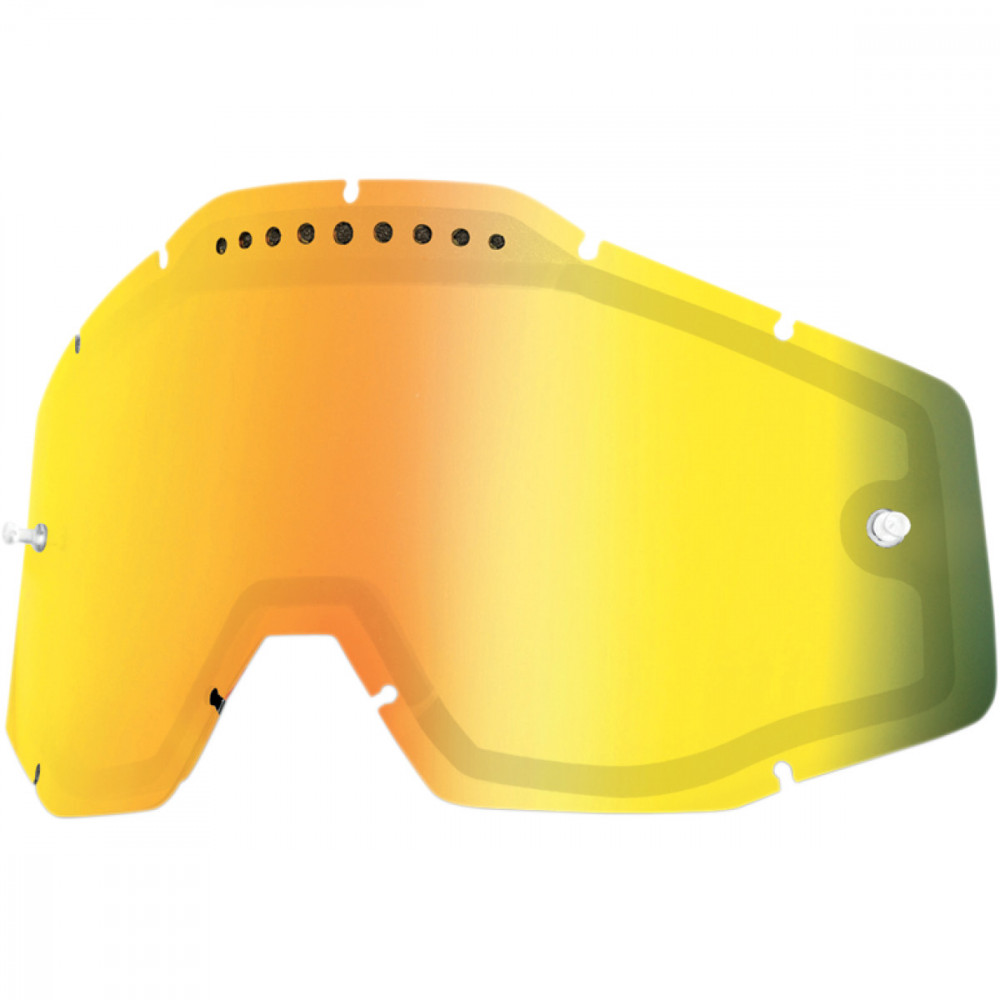 Image of 100% VENTED Accuri/Racecraft/Strata Dual arany tükrős szemüveg lencse