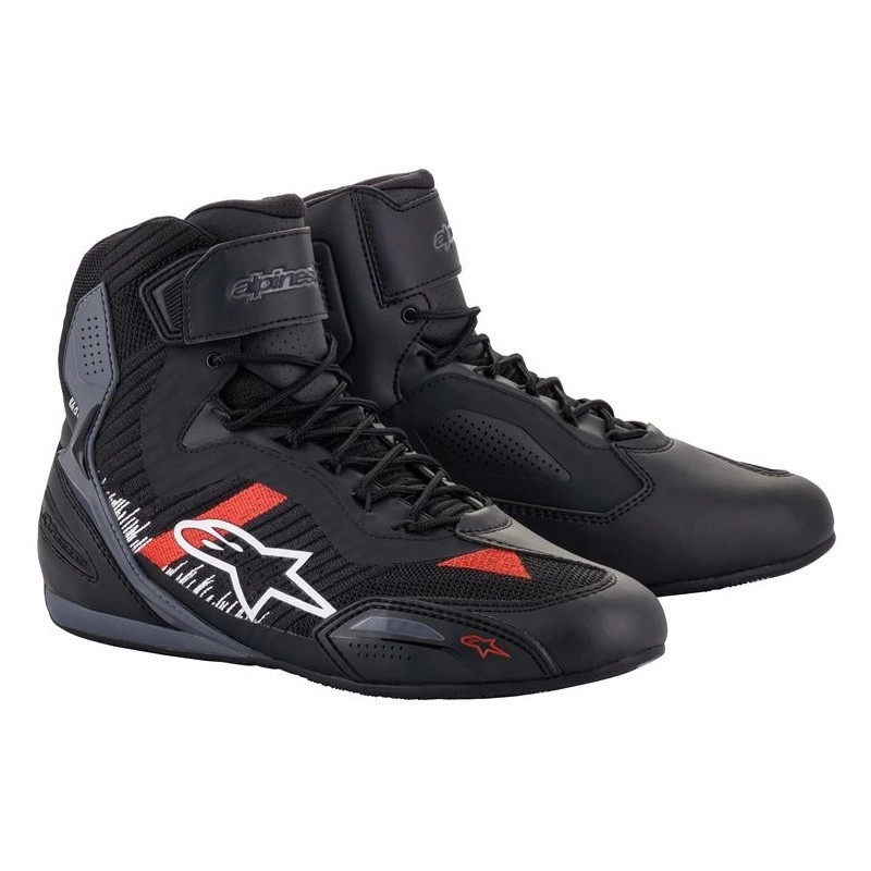 Image of ALPINESTARS FASTER-3 CIPŐ BLACK/GREY/RED 42-ES MÉRET