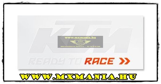 Image of KTM 2017 Busz matrica, Fehér-Narancs színben