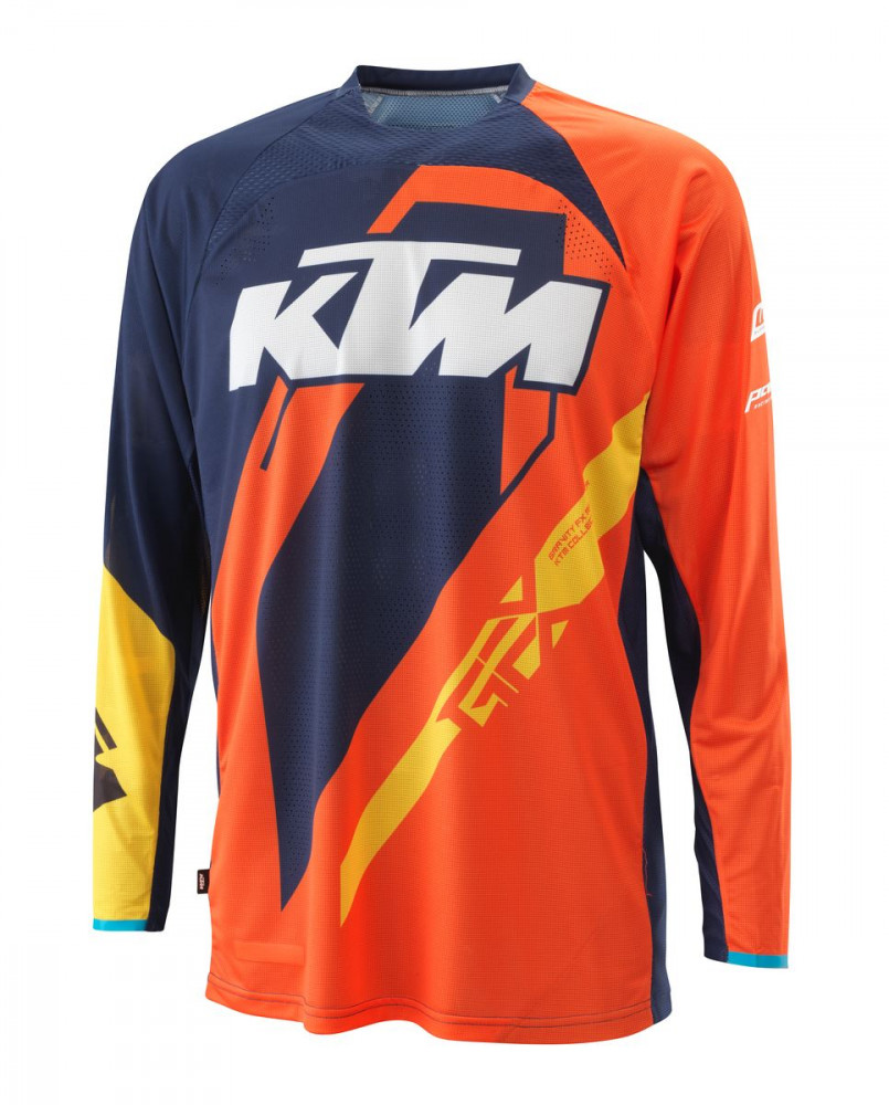 Image of KTM Gravity mez, kék-narancs-sárga XXL
