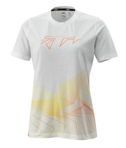 Image of KTM Graphic női póló, fehér , L