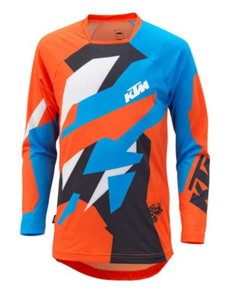Image of KTM Gravity-FX Edrive gyerek mez, kék-narancs-kék, S / 116-128 / 5-8Y