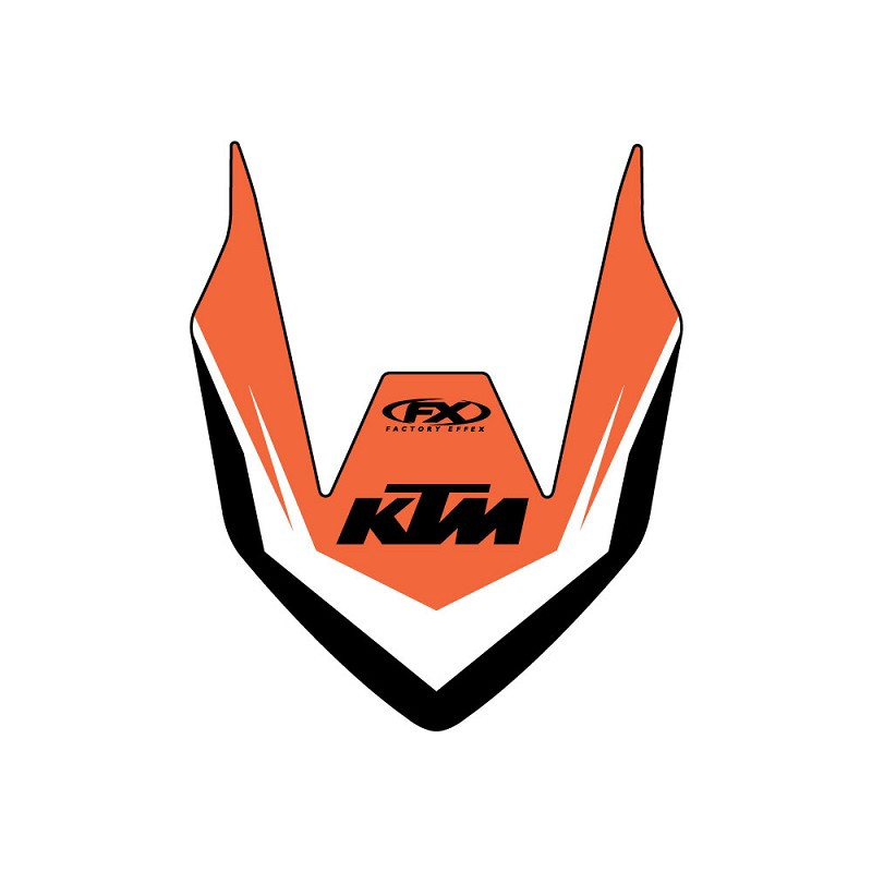 Image of KTM első sárvédő matrica, Factory Effex több féle motorhoz KTM