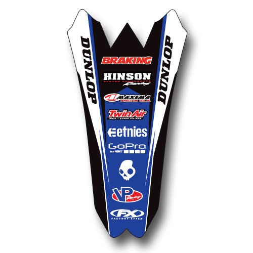 Image of Yamaha hátsó sárvédő matrica, Factory Effex több féle motorhoz