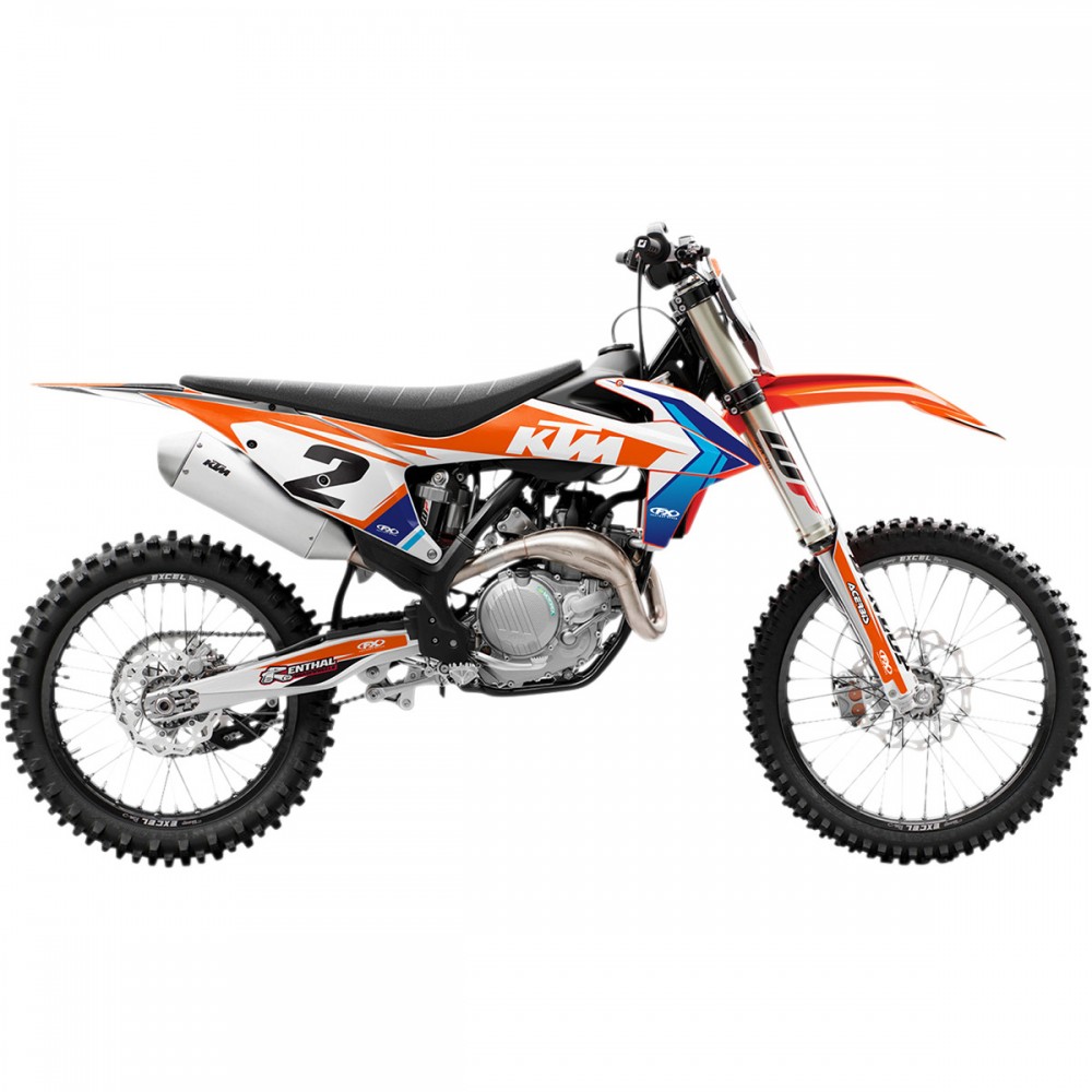 Image of KTM EVO matrica szett, KTM EXC/SX/XC/XC-F 2013-2016 motorhoz