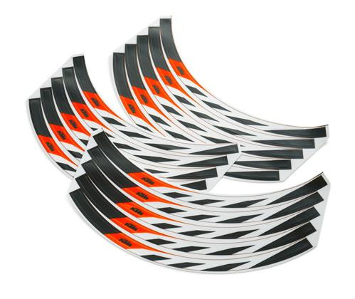 Image of KTM felni matrica szett, párban - MX/Enduro/Adv 2008-2024