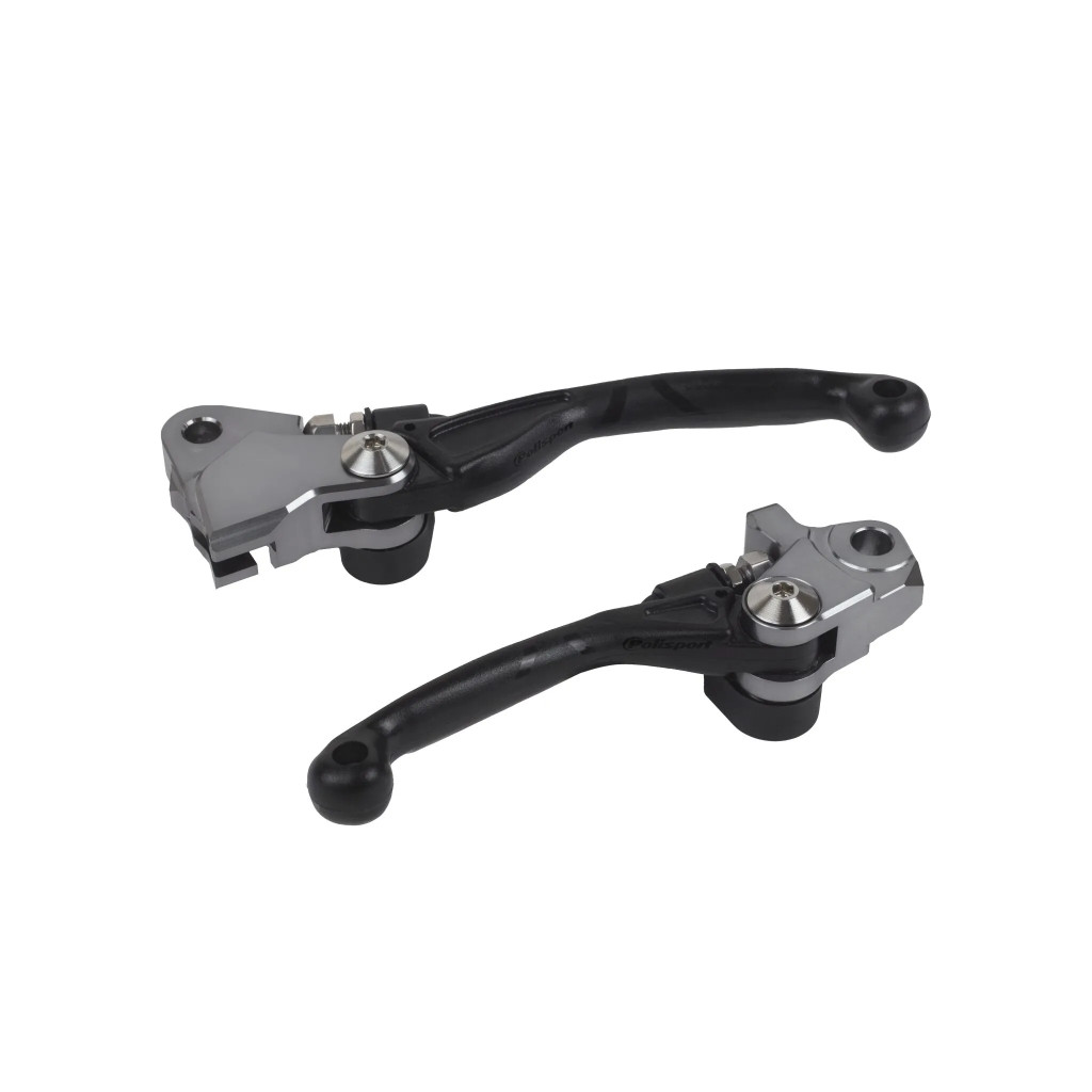 Image of Polisport APT elhajlós törhetetlen fékkar-kuplungkar szett - KTM SX/SX-F/XC/XC-F '14-'24; EXC/EXC-F/XC-W/XCF-W '14-'24; HUSQVARNA TC/FC '16-'24; TE/FE '14-'17; GAS GAS MC/MC-F '21-'23; SHERCO SE/SFR '