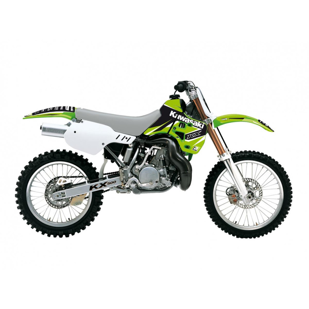 Image of Blackbird matrica szett - Kawasaki KX500 1998-2004