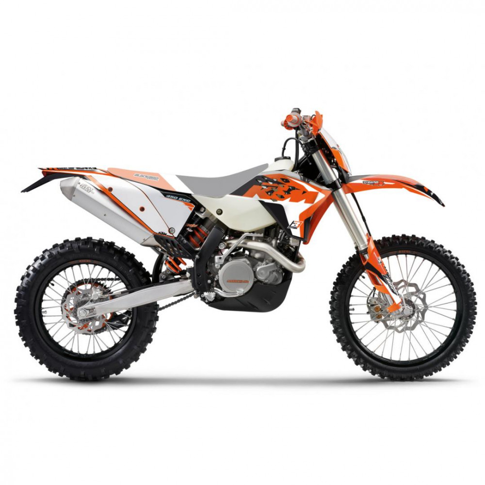 Image of Blackbird matrica szett, Ktm EXC 2008-2011, SX 2007-2010