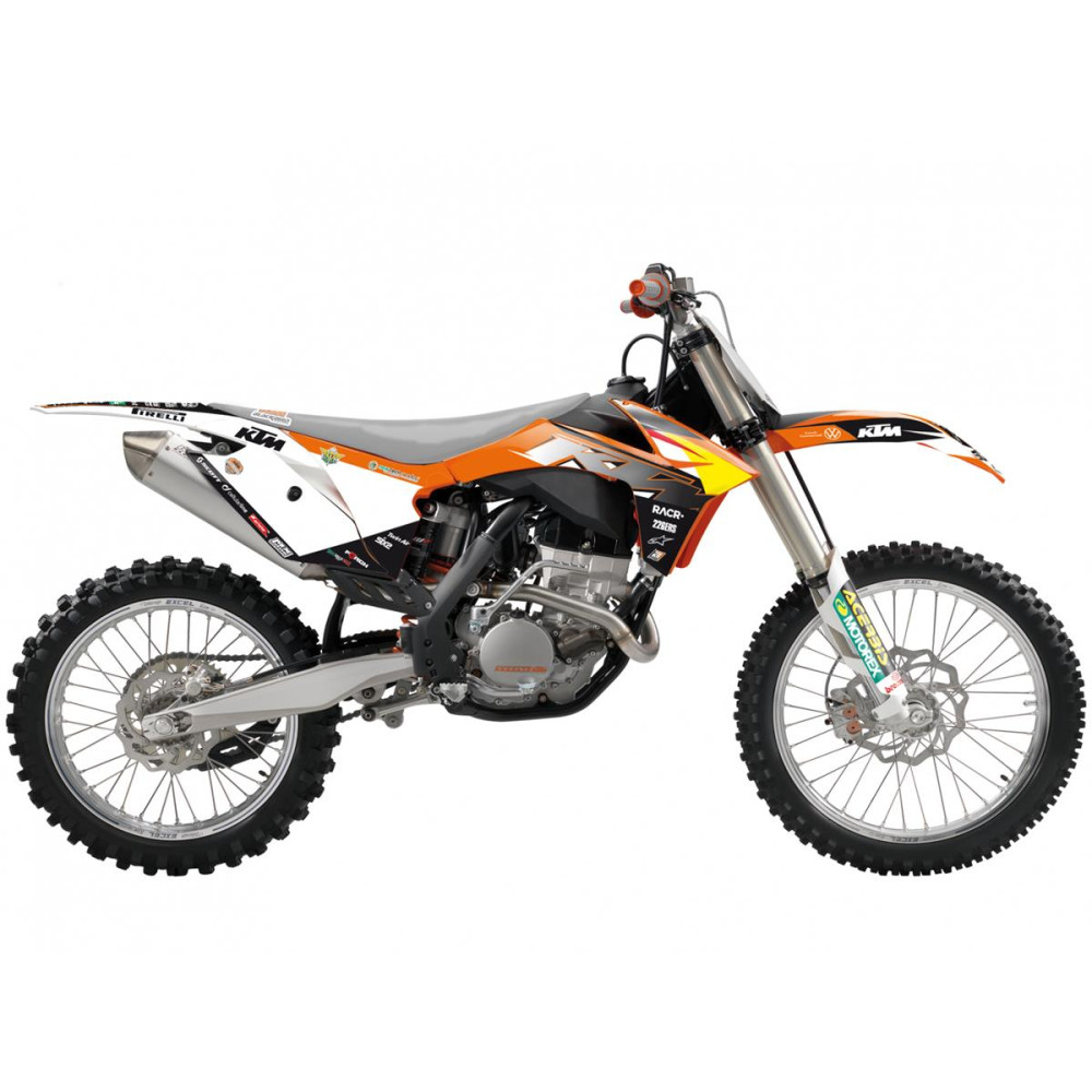Image of Blackbird matrica szett, KTM SX/SXF '11-'12 EXC '12-'13 REPLICA KTM
