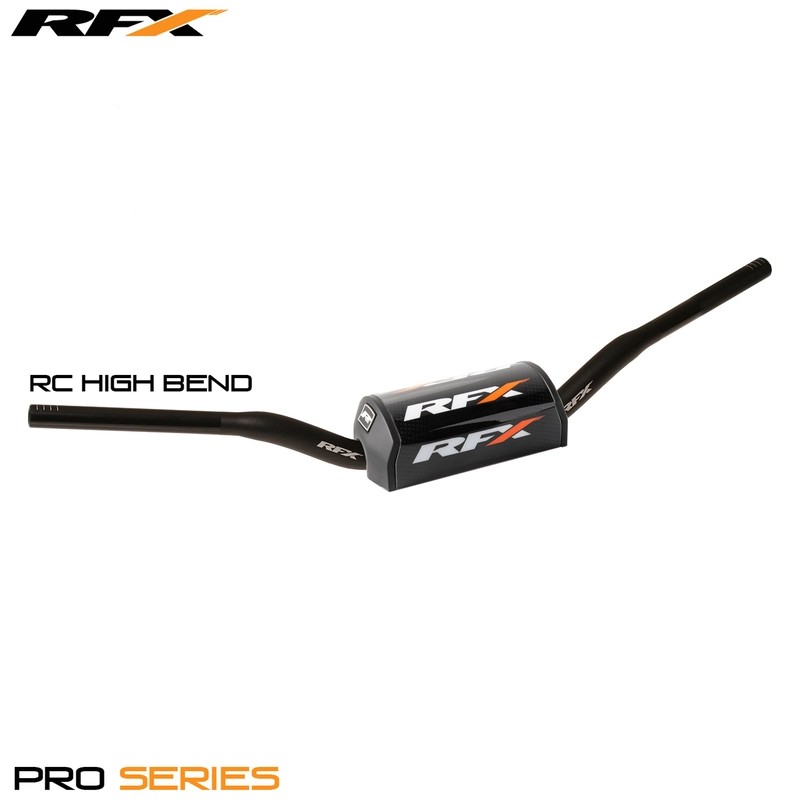 Image of RFX Pro F8 Taper kormány 28.6mm (kereszttámasz)(fekete) RC
