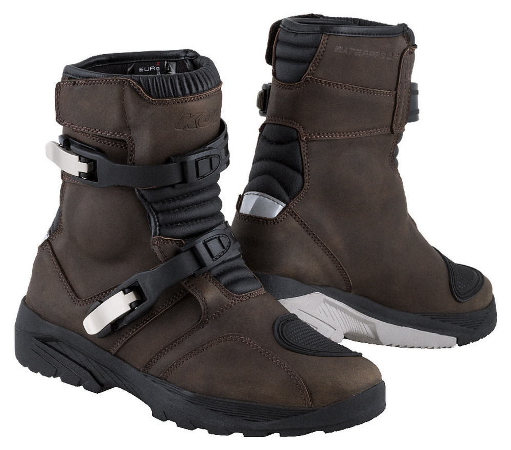 Image of Kore adventure motoros rövid szárú csizma barna szinben