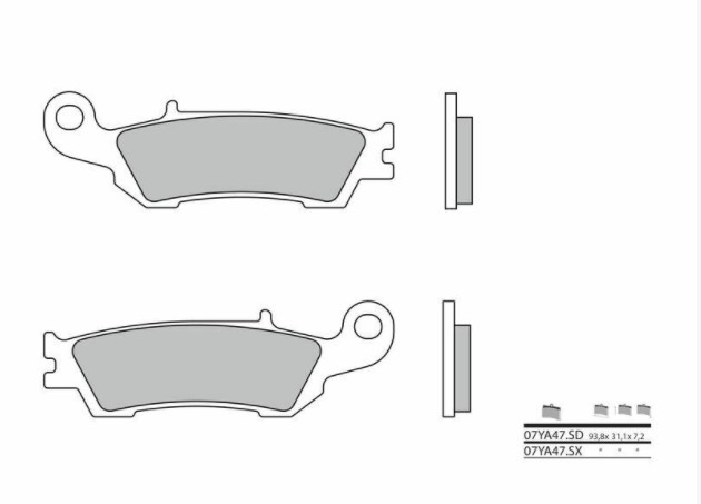 Image of MRP ELSŐ FÉKBETÉT KTM SX/SXF