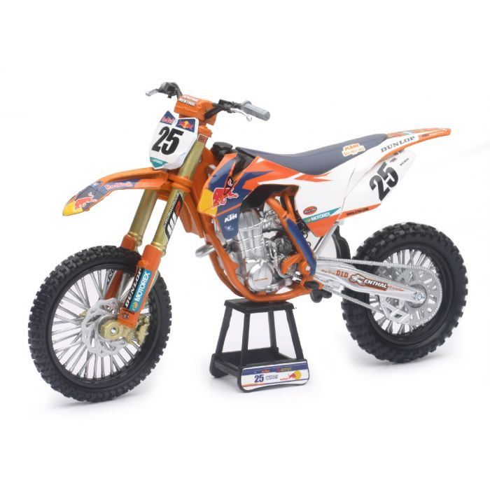Image of KTM 450 SXF Red Bull Factory Racing Marvin Musquin réplica 1/10 makett