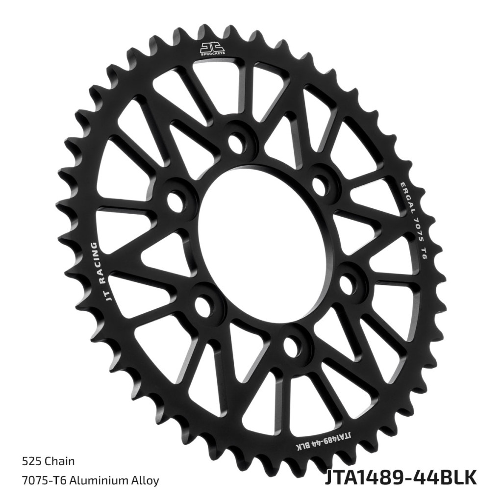 Image of JT Sprockets hátsó lánckerék, ALU 1489, Kawasaki utcai motorokhoz