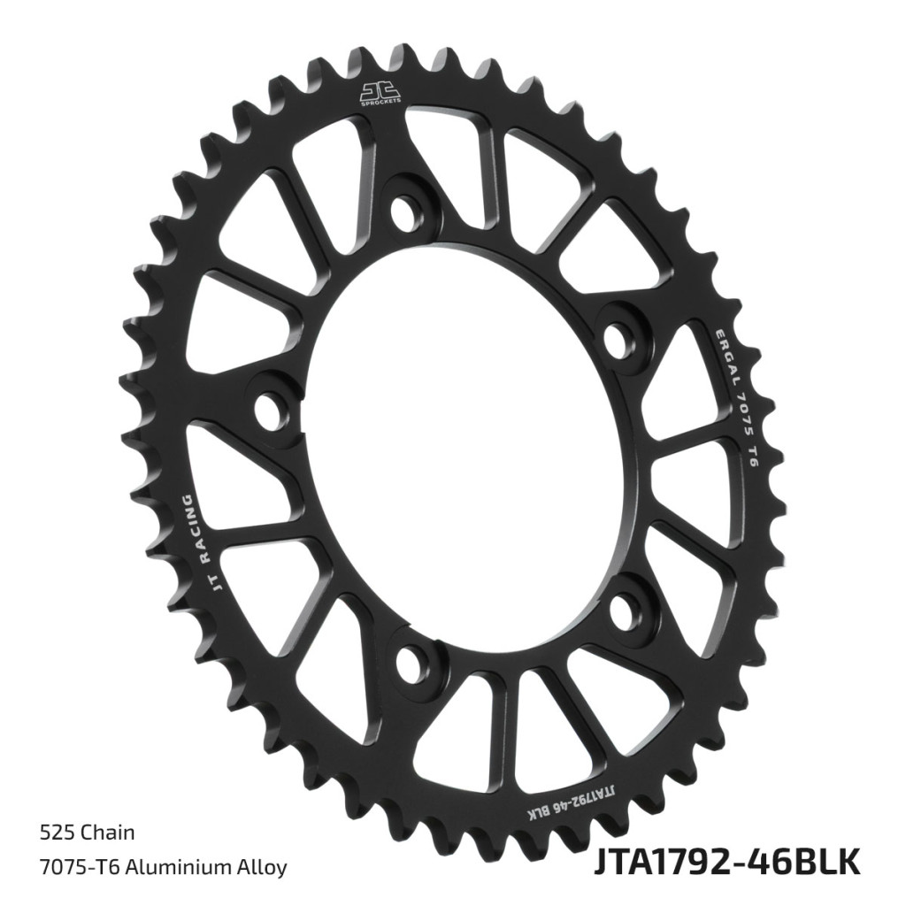 Image of JT Sprockets hátsó lánckerék, ALU 1792, Suzuki Road,Triumph Road, Kawasaki road