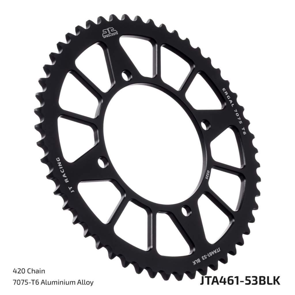 Image of JT Sprockets hátsó lánckerék, ALU 461, Kawasaki KX80-100, Suzuki RM100