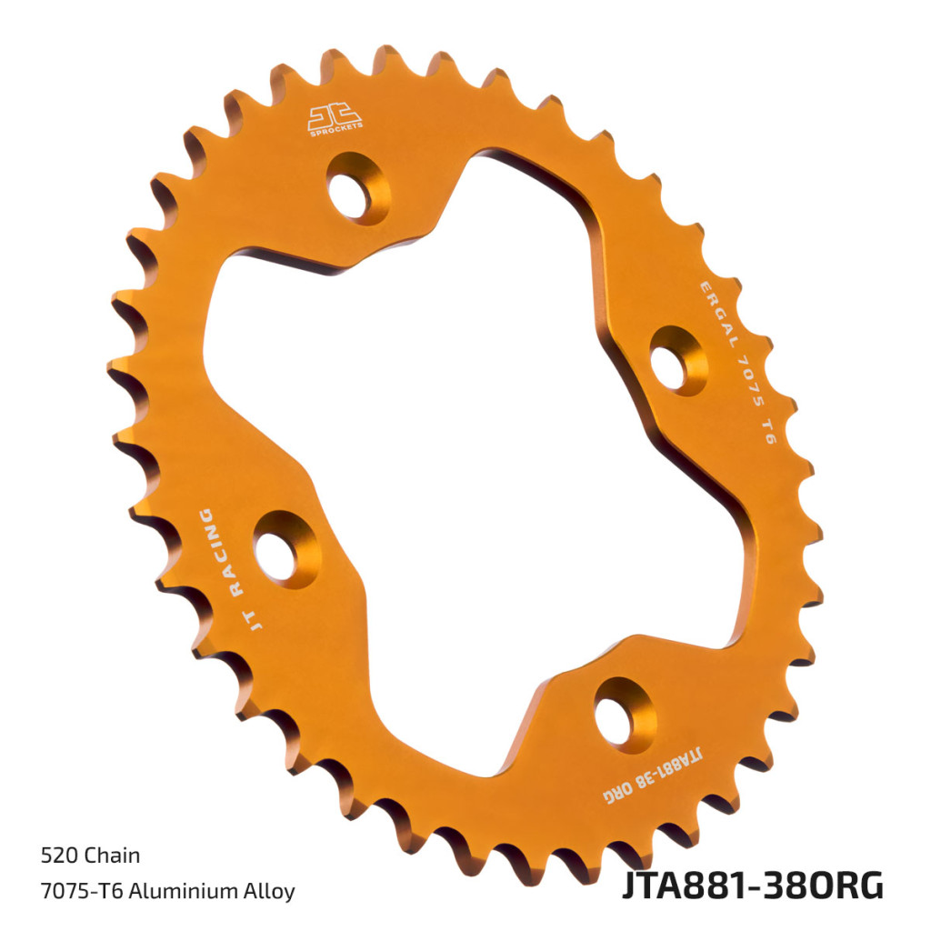 Image of JT Sprockets hátsó lánckerék, 881, KTM ATV 450-505-525