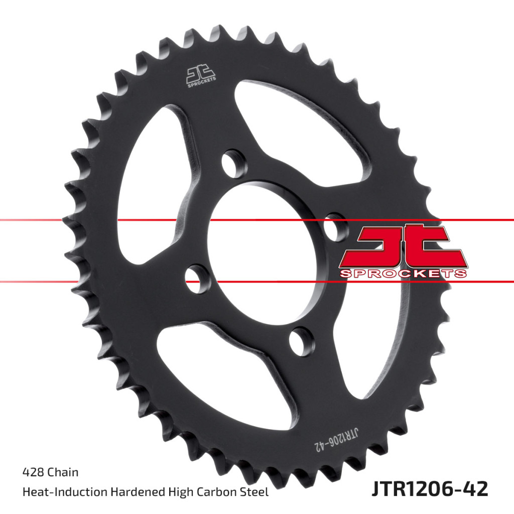 Image of JT Sprockets hátsó lánckerék, 1206, Honda Road CBR125 R, Kymco Road 125 STR