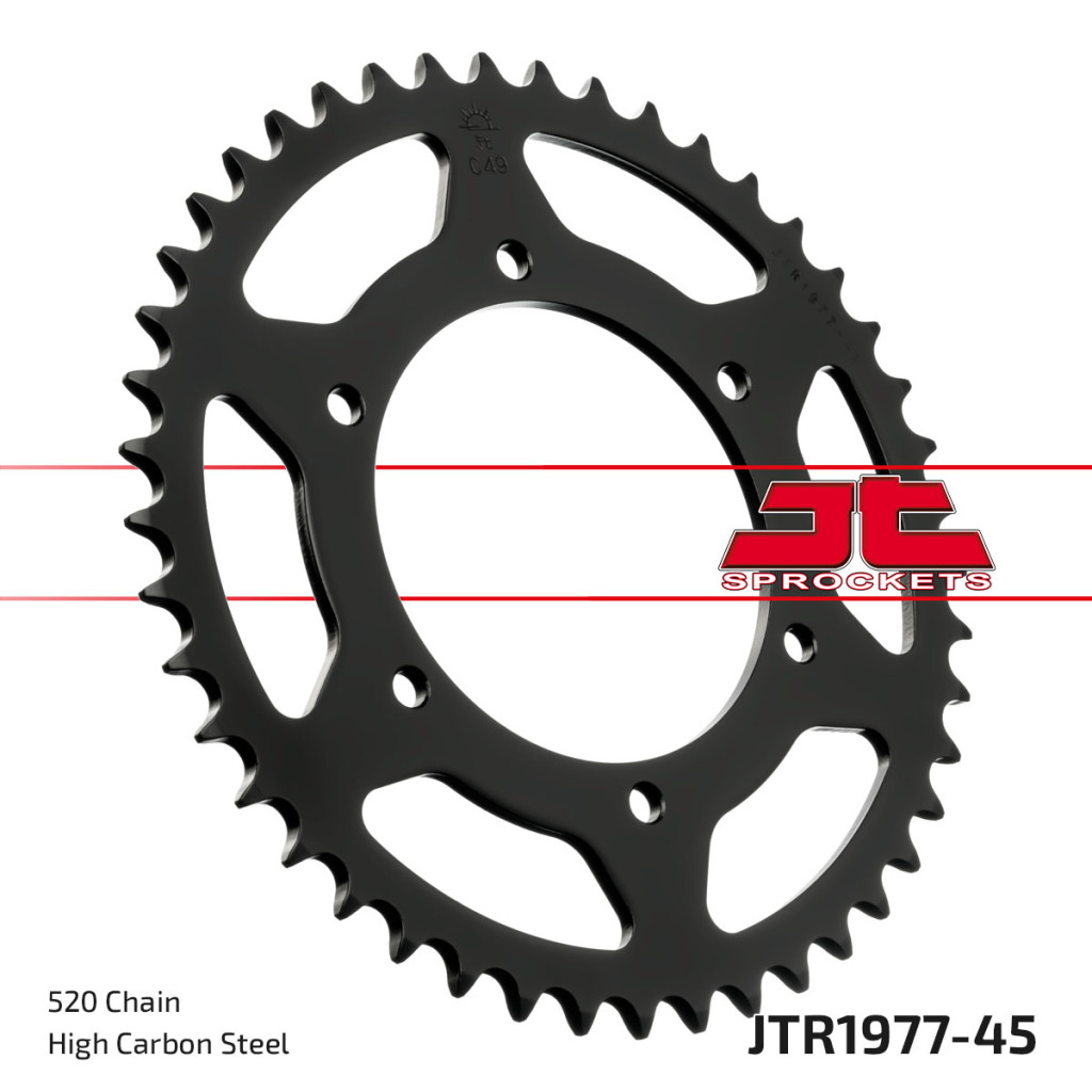 Image of JT Sprockets hátsó lánckerék, 1977, Honda Road XL250, Honda Off Road MT250 K1,XR200,CR250,XL250