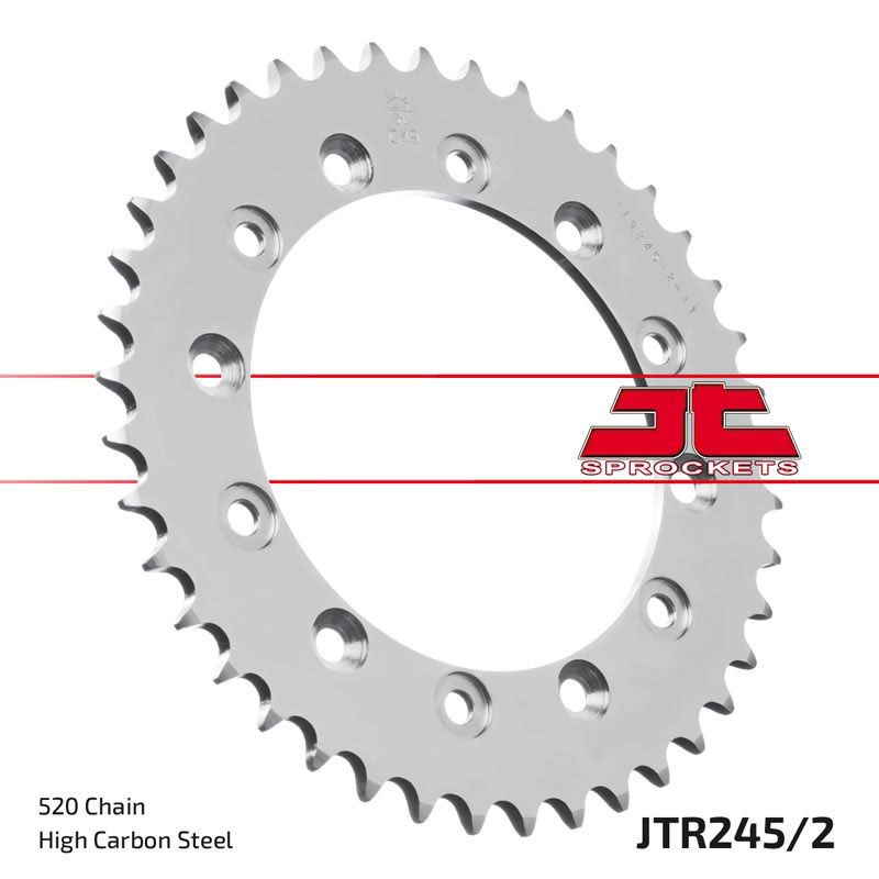 Image of JT Sprockets hátsó lánckerék, 245/2, Honda OffRoad, Gilera, Yamaha OffRoad