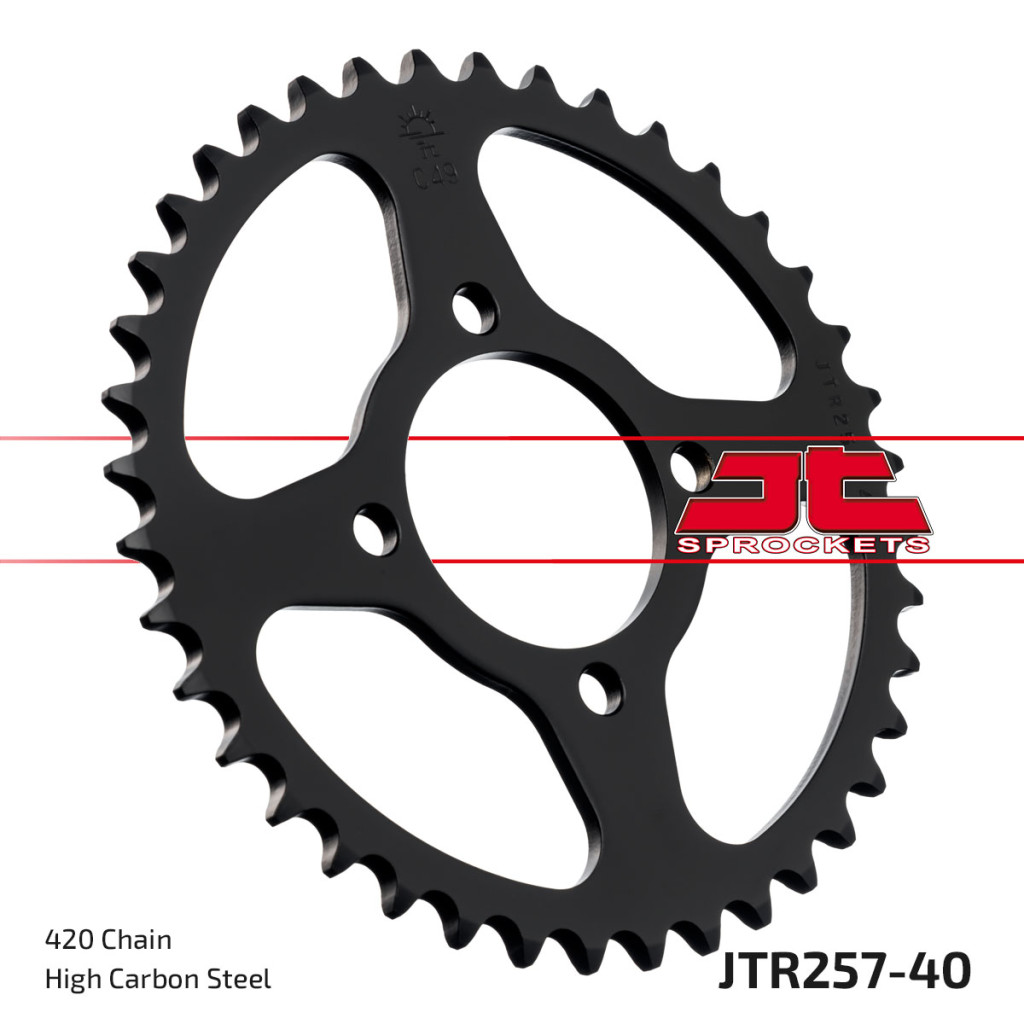 Image of JT Sprockets hátsó lánckerék, 257,Honda C70/C50/Kymco Road 125 Jetix