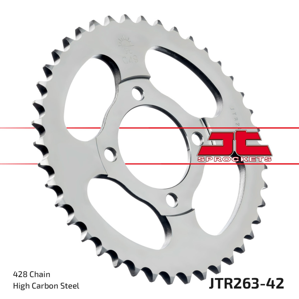 Image of JT Sprockets hátsó lánckerék, 263, Honda/Kymco/Peugeot motorokhoz