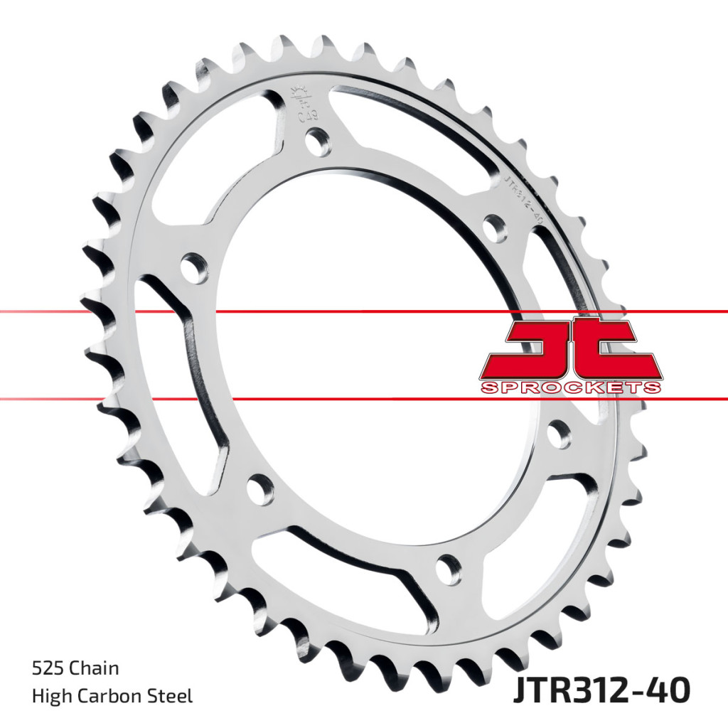 Image of JT Sprockets hátsó lánckerék, 312, Honda Road RVF/VFR