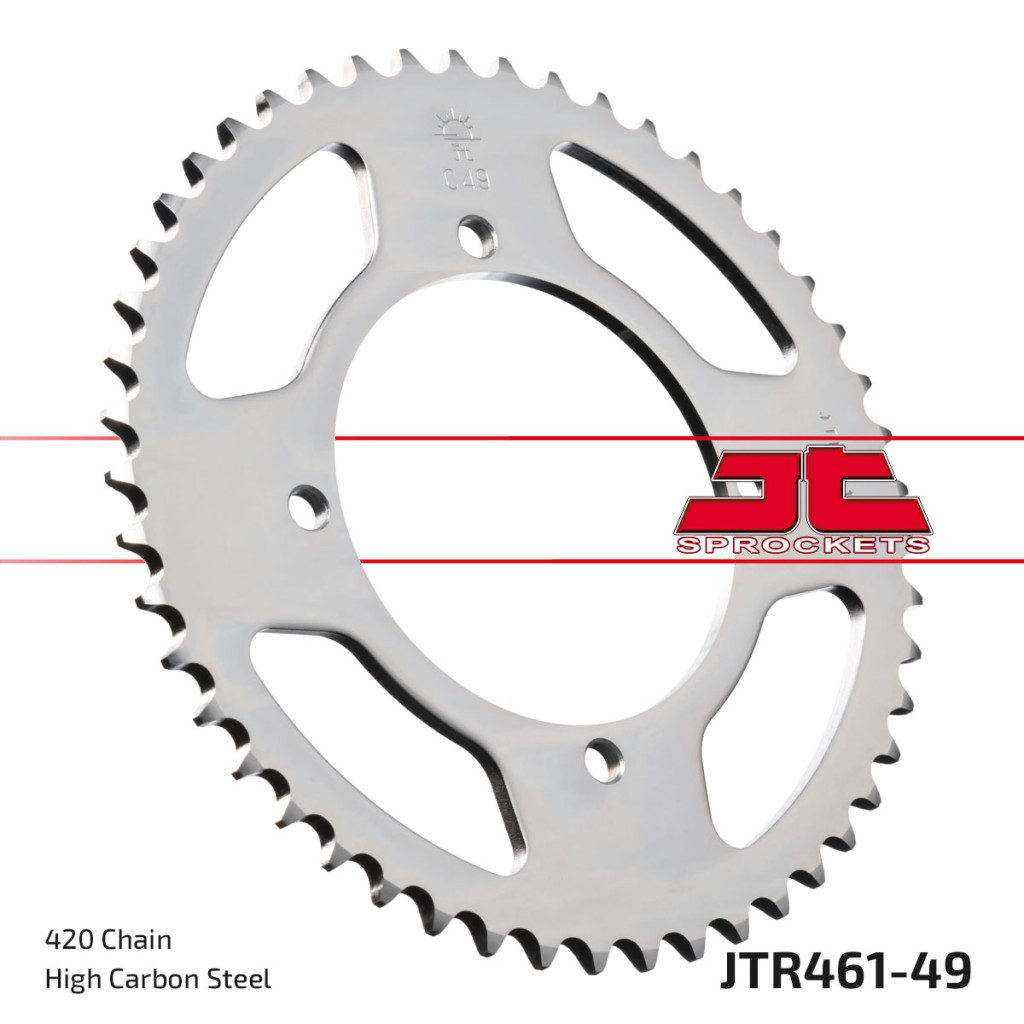Image of JT Sprockets hátsó lánckerék, 461, Kawasaki KX80-100, Suzuki RM100