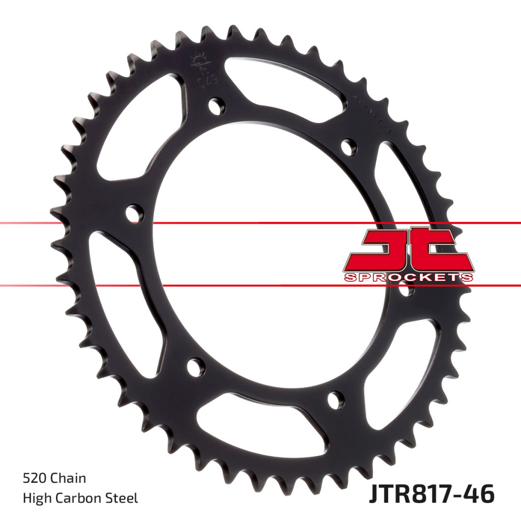 Image of JT Sprockets hátsó lánckerék, 817, Derbi Road 659 Mulhacen, Suzuki Road RGV250/TV250