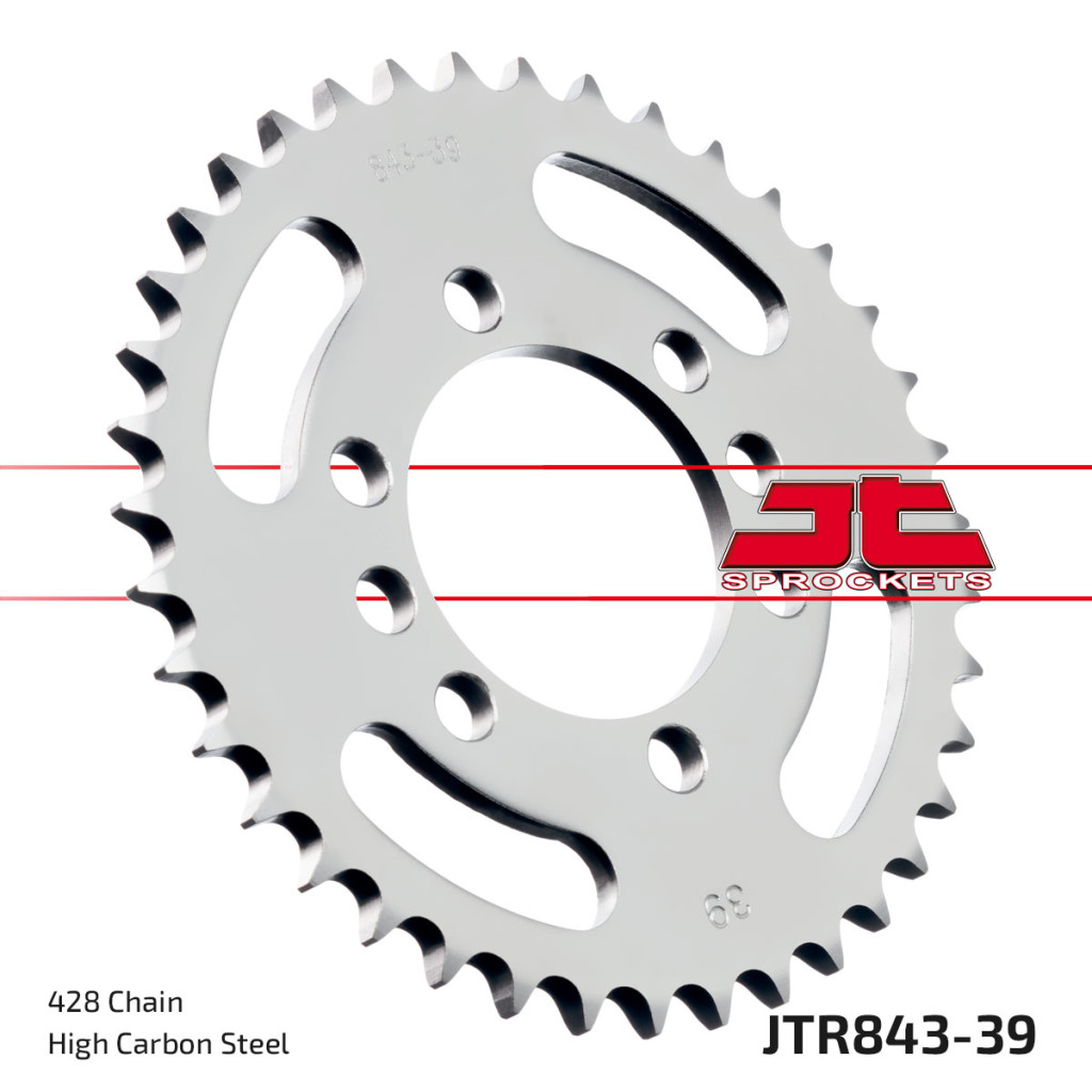 Image of JT Sprockets hátsó lánckerék, 843, Yamaha DT/RT/XT/XTZ/SR