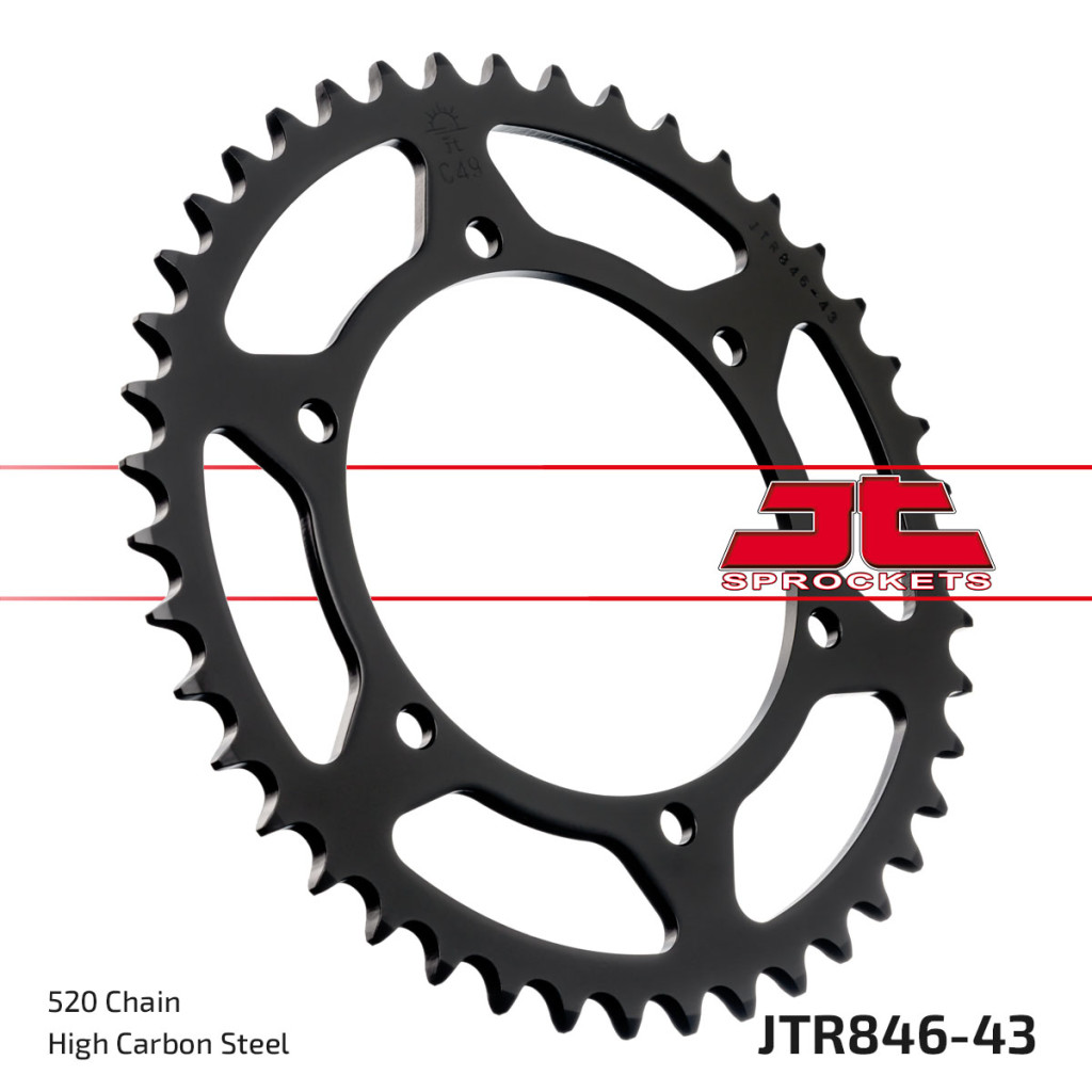 Image of JT Sprockets hátsó lánckerék, 846, Yamaha utcai motorokhoz